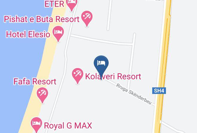 Kavaje - Hotel Antik Maps