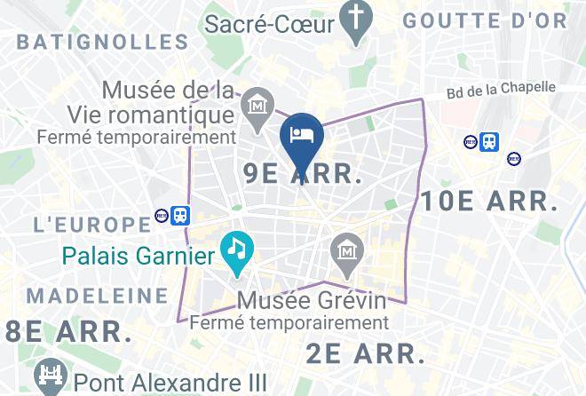 Paris - Hotel Antin Saint Georges Maps