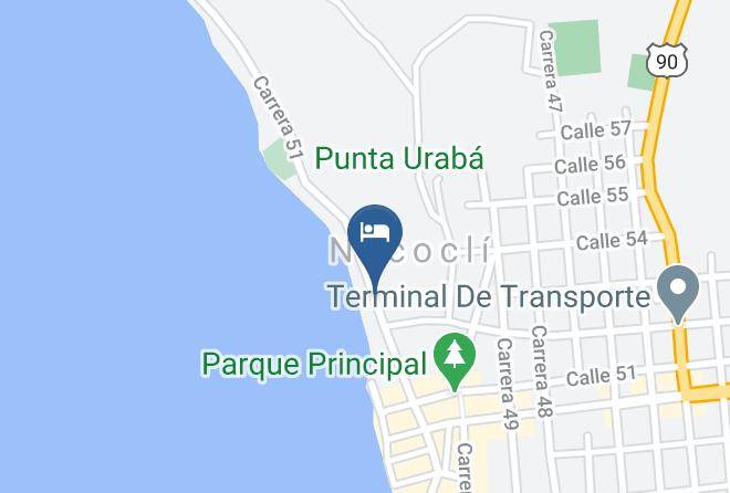 Necocli - Hotel Antobella Maps