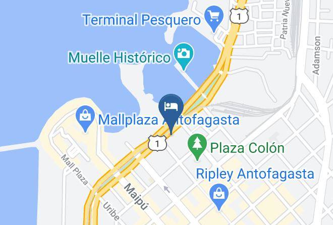 Antofagasta Province - Hotel Antofagasta Maps
