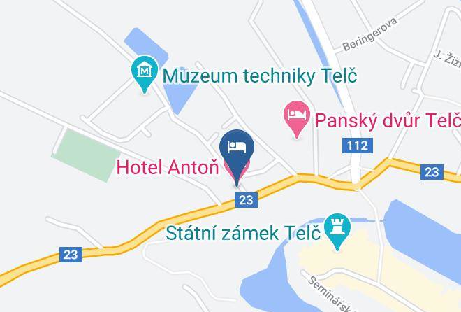 Jihlava - Hotel Anton Maps