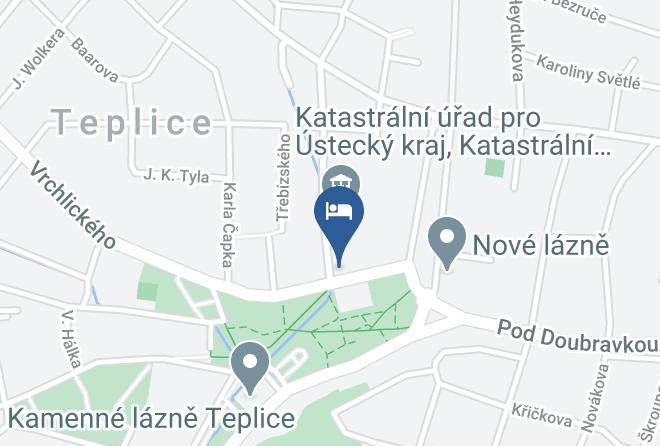 Teplitz - Hotel Antonietta Teplice Maps