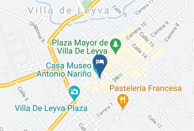 Villa De Leyva - Hotel Antonio Narino Maps