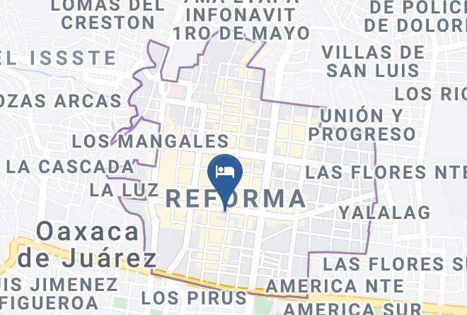 Oaxaca De Juarez - Hotel Oaxaca Inn Reforma Maps
