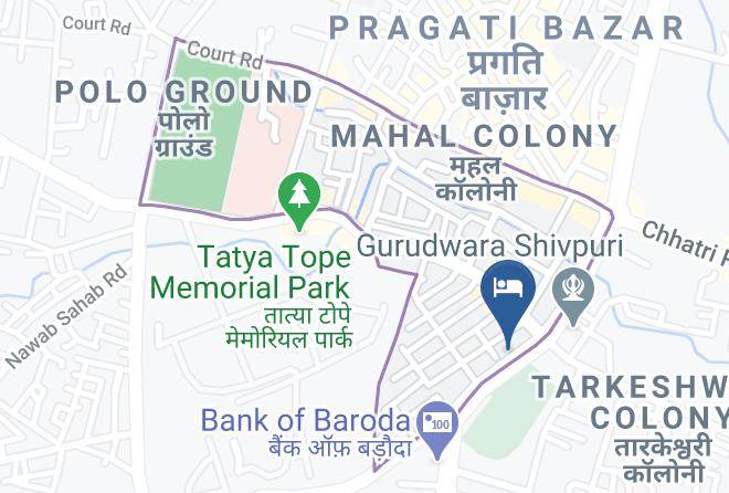 Shivpuri - Hotel Anuj Palace Maps