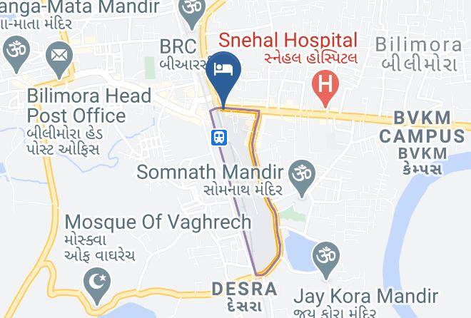 Bilimora - Hotel Anukool Maps