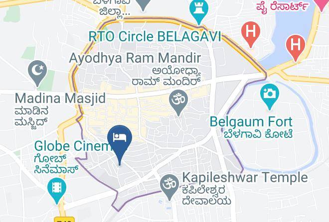 Belgaum - Hotel Anupam Maps