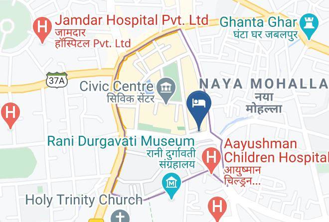 Jabalpur - Hotel Anushree Maps