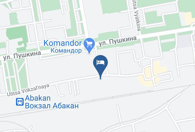 Abakan - Hotel Anzas Maps