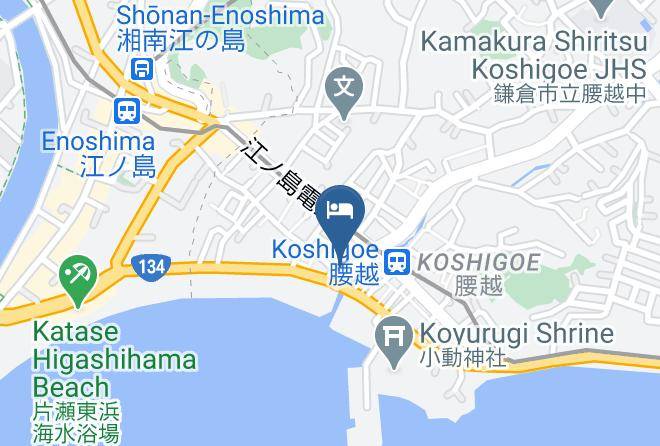 Hotel Ao Kamakura Map