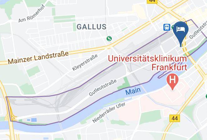 Frankfurt Am Main - Hotel Apadana Frankfurt Maps
