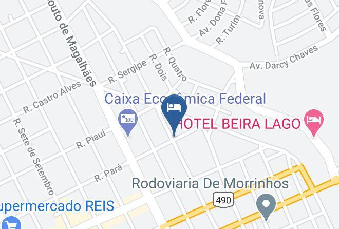 Morrinhos - Hotel Aparecida Maps
