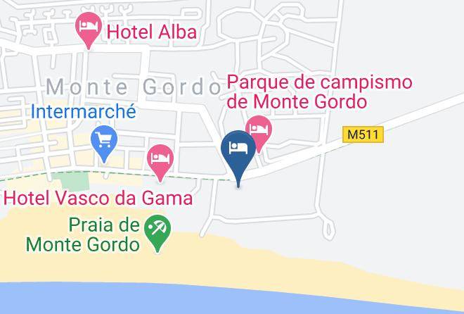Hotel Dunamar Map