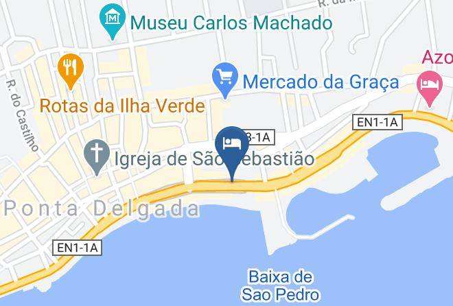 Ponta Delgada - Hotel Gaivota Maps