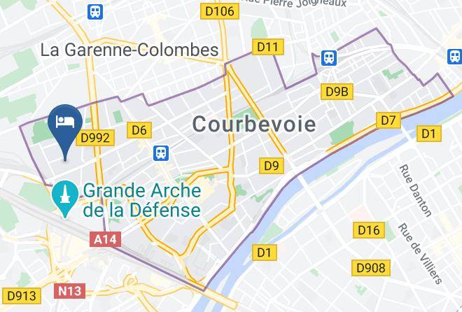 Hauts De Seine - Hotel Aparthotel Adagio La Defense Le Parc Maps