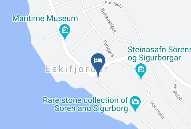 Fjarabygg - Eskifjorur Hotel Maps