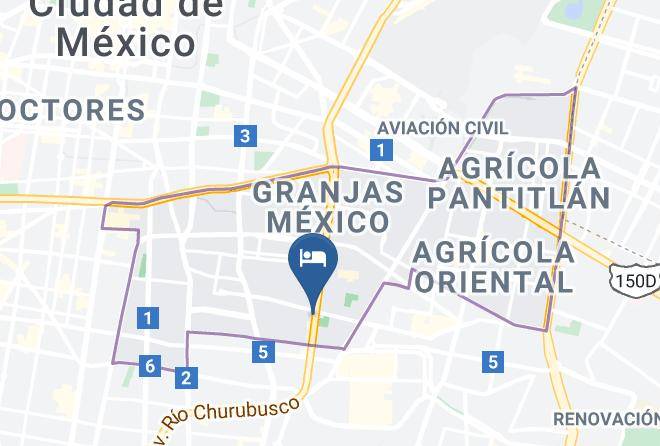 Iztacalco - Hotel Apatlaco Maps