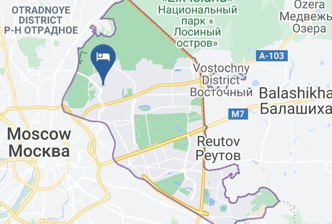 Moscow - Hotel Apelsin Maps