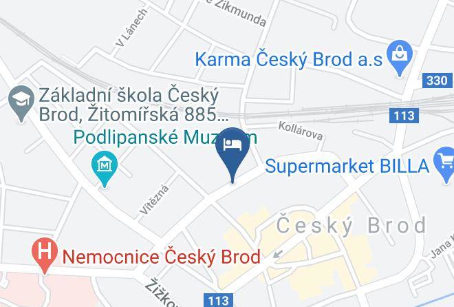 Kolin - Apeyron Hotel Maps