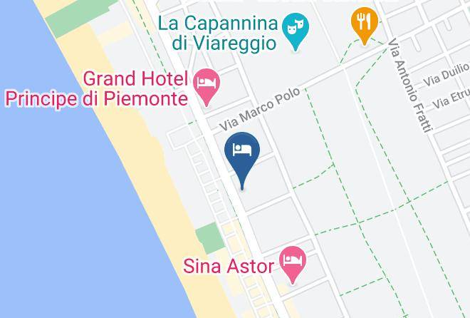 Lucca - Hotel Apollo & Ristorante Afrodite Maps