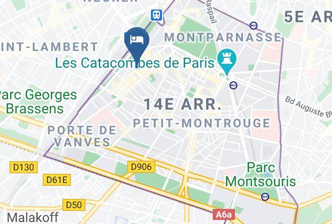 Paris - Hotel Apollon Montparnasse Maps