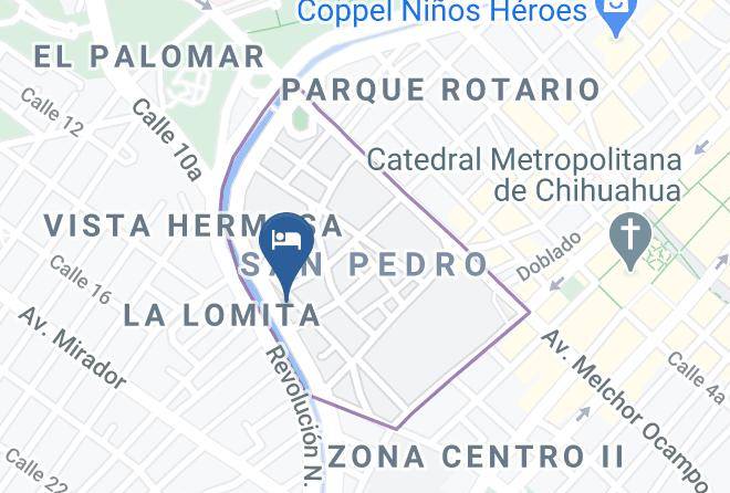 Chihuahua San Pedro - Hotel Apolo Dorado Maps