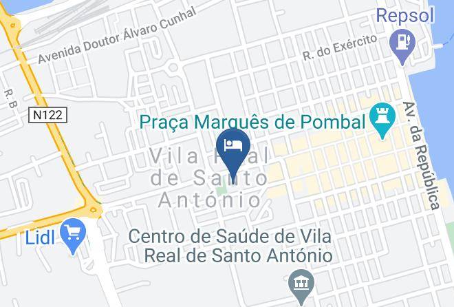 Vila Real De Santo Antonio - Hotel Apolo Maps