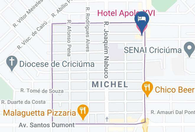 Criciuma - Hotel Apolo Xvi Maps