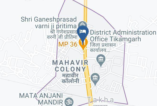 Tikamgarh - Hotel Apoorv Maps