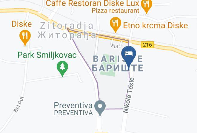 Toplica District - Hotel Apostolovi Maps