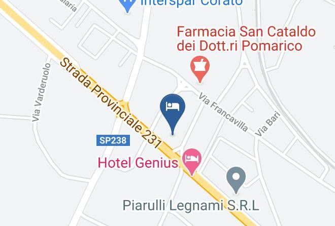 Bari - Hotel Appia Antica Maps