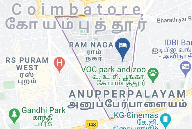 Coimbatore - Hotel Apple Park Maps