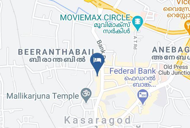 Kasaragod - Hotel Apsara Regency Maps