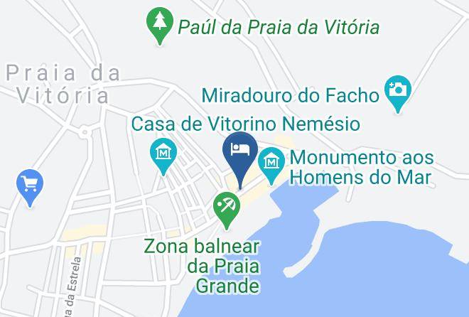 Praia Da Vitoria - Hotel Apt Praia Marina Maps