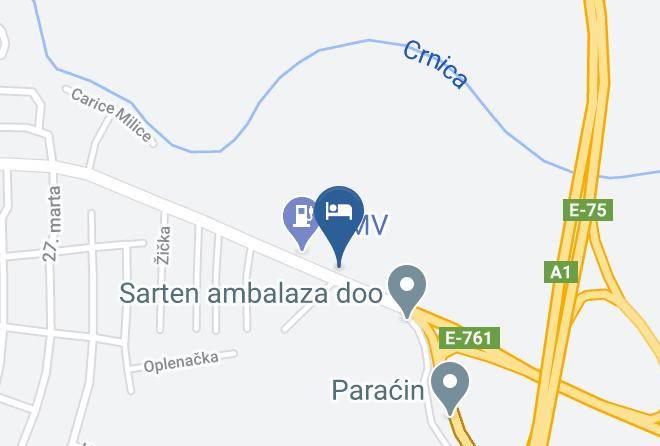 Pomoravski - Hotel Aqua Etno Dvorac Maps
