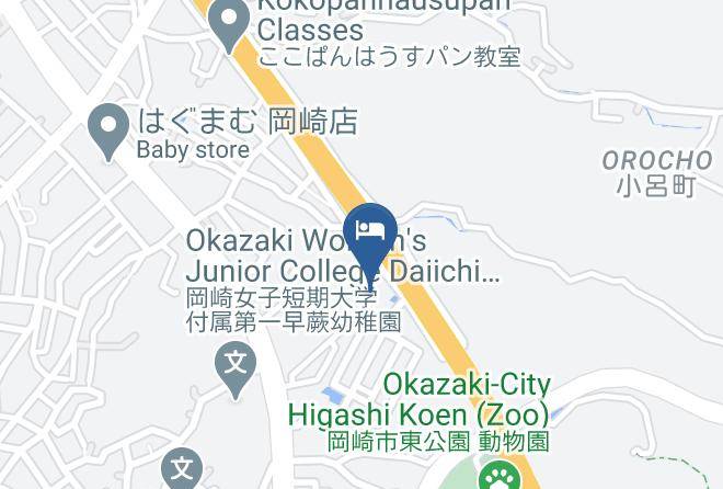 Okazaki City - Hotel Aqua Gate Maps