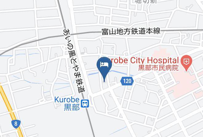 Kurobe City - Hotel Aqua Kurobe Maps