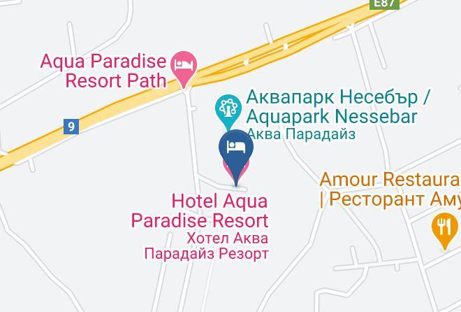 Hotel Aqua Paradise Resort Map