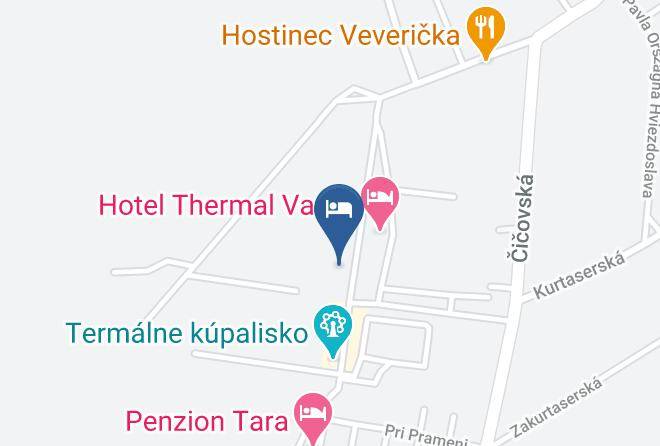 Dunajska Streda - Hotel Aqua Thermal Maps