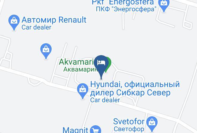 Surgut - Hotel Aquamarin Maps