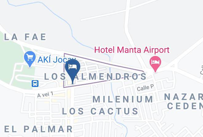 Manta - Hotel Aquamarina Maps