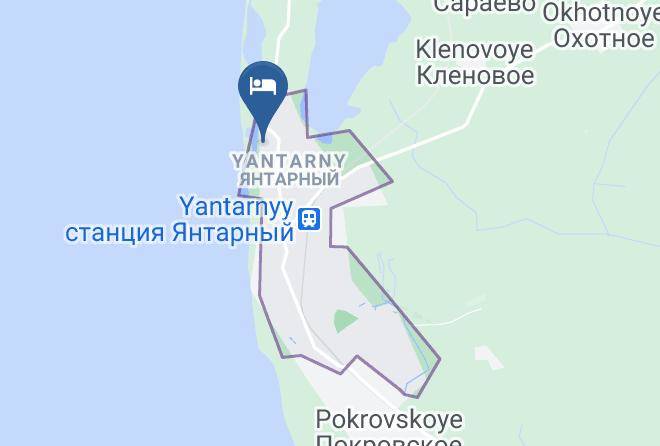 Yantarnyy - Hotel Aquamarine Maps