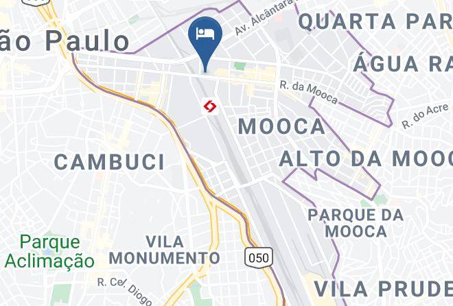 Sao Paulo Mooca - Hotel Aquarela Maps