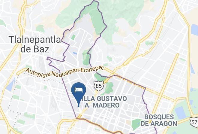 Gustavo A Madero - Hotel Aquario Maps