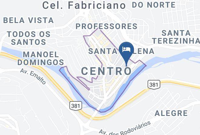 Coronel Fabriciano - Hotel Aquarius Maps