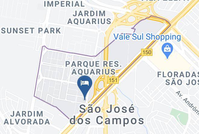 Sao Jose Dos Campos - Hotel Aquarius Do Vale Maps