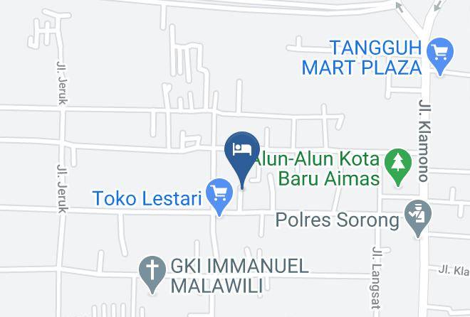 Sorong Regency - Hotel Aquarius Maps