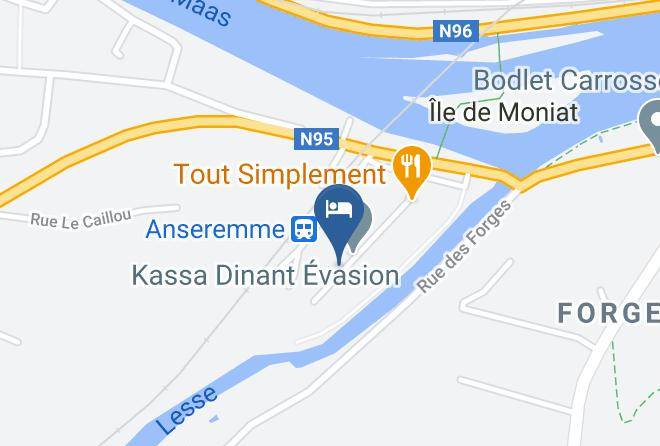 Namur - Hotel Aquatel Maps