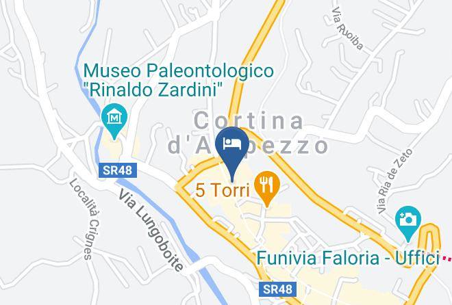 Belluno - Hotel Aquila Maps