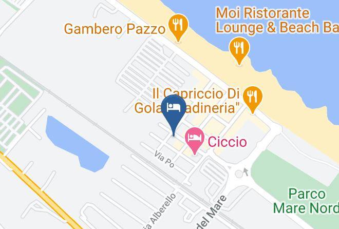 Rimini - Hotel Aquila D'oro Maps